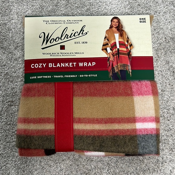 Woolrich Accessories - Woolrich Cozy Blanket Wrap